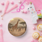 Bols En Carton Giraffes en Afrique (Fête)