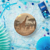 Bols En Carton Giraffes en Afrique (Fête)