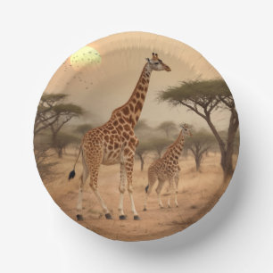 Bols En Carton Giraffes en Afrique