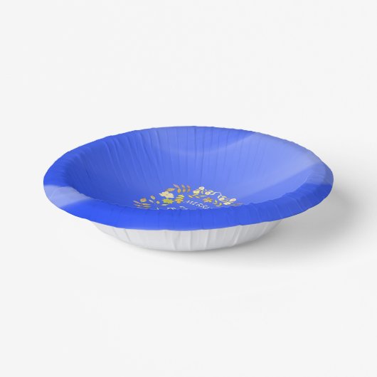 Bols En Carton GOLDEN MERRY ET BRIGHT personnalisé (Angulaire)