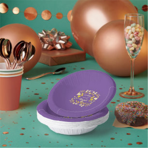 Bols En Carton GOLDEN MERRY ET BRIGHT personnalisé