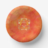 Bols En Carton GOLDEN MERRY ET BRIGHT personnalisé (Recto)