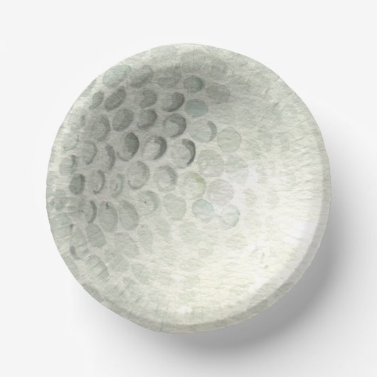 Bols En Carton Golf Ball Paper Plate (Recto)