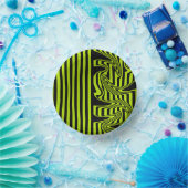 Bols En Carton Graines et torrents - Lime vert et noir (Fête)