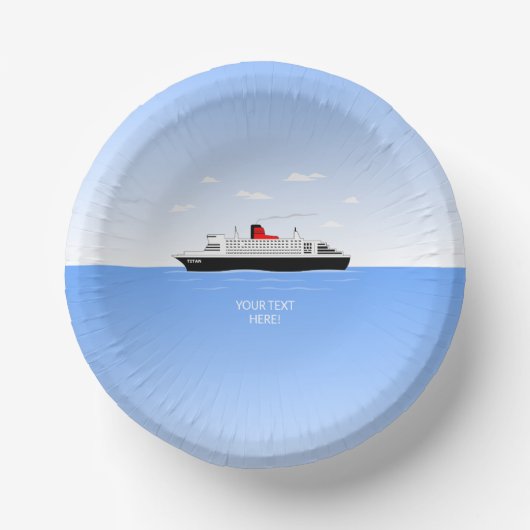 Bols En Carton Grande fête de la piscine (Recto)