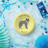 Bols En Carton Gray wolf with pipe cartoon (Fête)