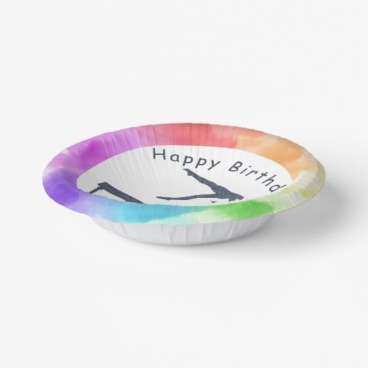 Bols En Carton Gymnastique Balayage de l'équilibre d'anniversaire (Angulaire)