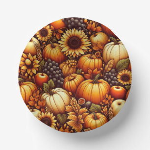 Bols En Carton Halloween/Automne/Automne/citrouille