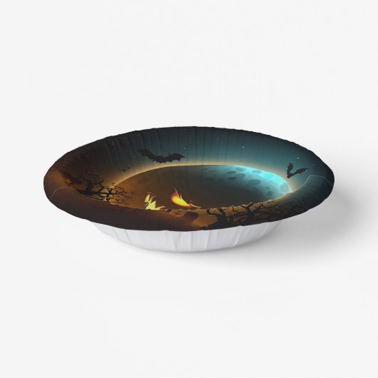 Bols En Carton Halloween/citrouille/Lune/chute (Angulaire)