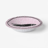 Bols En Carton Halloween corneille ou corbeau rose et noir (Angulaire)