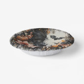 Bols En Carton Halloween éffrayant chauves-souris (Angulaire)