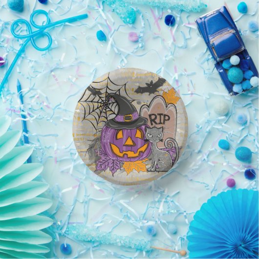 Bols En Carton Happy Halloween Parties scintillant et Sparkle Pap (Fête)