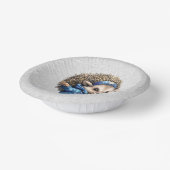 Bols En Carton Happy Hedgehog Watercolor Paper Bowl (Angulaire)