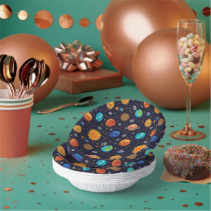 Bols En Carton Happy Planets Paper Bowls