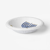 Bols En Carton Heureux Chanukah Menorah (Angulaire)