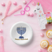 Bols En Carton Heureux Chanukah Menorah (Fête)