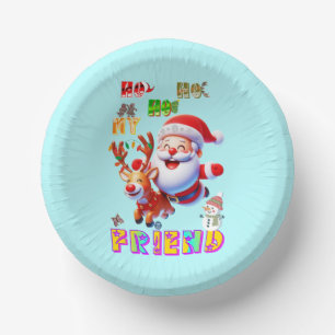 Bols En Carton Ho Ho Ho Mon Cher Ami