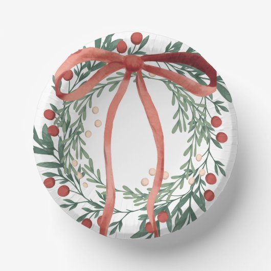 Bols En Carton Holiday Wreath Bowls (Recto)