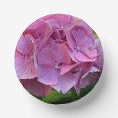 Bols En Carton Hydrangea à pompons roses Hortensia Fleur (Recto)