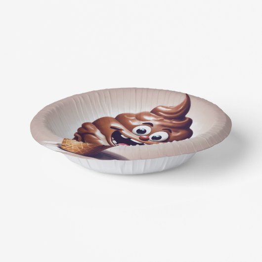 Bols En Carton Ice Cream Days - mignon boule (Angulaire)