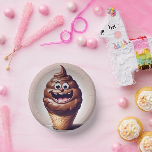 Bols En Carton Ice Cream Days - mignon boule (Fête)