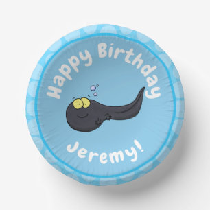 Bols En Carton Illustration amusante de dessin animé en têtard