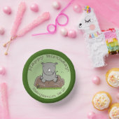 Bols En Carton Illustration d'adorable dessin de rhinocéros de bé (Fête)