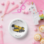 Bols En Carton Illustration de camion de grue (Fête)