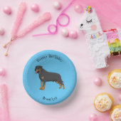 Bols En Carton Illustration de chien Rottweiler (Fête)