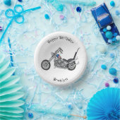 Bols En Carton Illustration de Chopper Motorcycle 1950 (Fête)