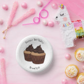 Bols En Carton Illustration de Cupcake (Fête)