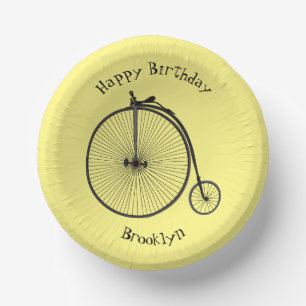 Bols En Carton Illustration de dessin animé de bicyclette à grand