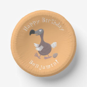 Bols En Carton Illustration de dessin animé d'oiseau dodo drôle
