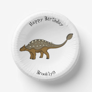 Bols En Carton Illustration de dinosaure blindé Ankylosaurus
