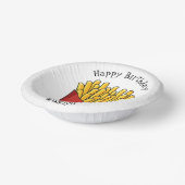 Bols En Carton Illustration de frites (Angulaire)