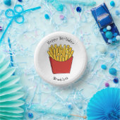 Bols En Carton Illustration de frites (Fête)