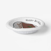 Bols En Carton Illustration de gâteau de Tiramisu (Angulaire)