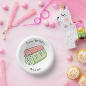 Bols En Carton Illustration de gâteau suisse roll / roll (Fête)