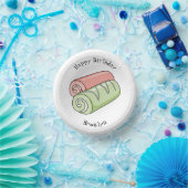 Bols En Carton Illustration de gâteau suisse roll / roll (Fête)