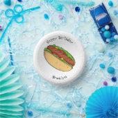 Bols En Carton Illustration de Hot dog (Fête)