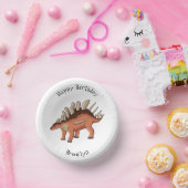 Bols En Carton Illustration de Kentrosaurus (Fête)