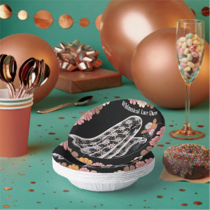 Bols En Carton Illustration de la dentelle lunaire avec floral