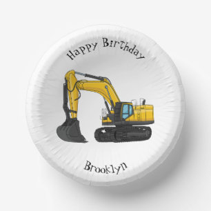 Bols En Carton Illustration de la pelle Crawler