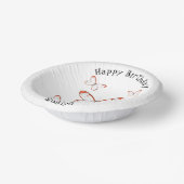 Bols En Carton Illustration de papillon en verre (Angulaire)