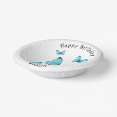 Bols En Carton Illustration de papillons Morpho (Angulaire)