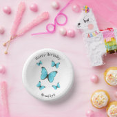 Bols En Carton Illustration de papillons Morpho (Fête)