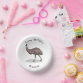 Bols En Carton Illustration d'Emu bird (Fête)