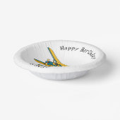 Bols En Carton Illustration d'hydravion (Angulaire)
