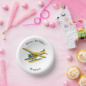 Bols En Carton Illustration d'hydravion (Fête)