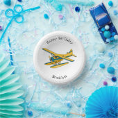 Bols En Carton Illustration d'hydravion (Fête)